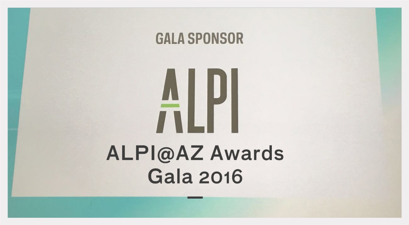 ALPI SPONSORED THE AZ AWARDS GALA 2016