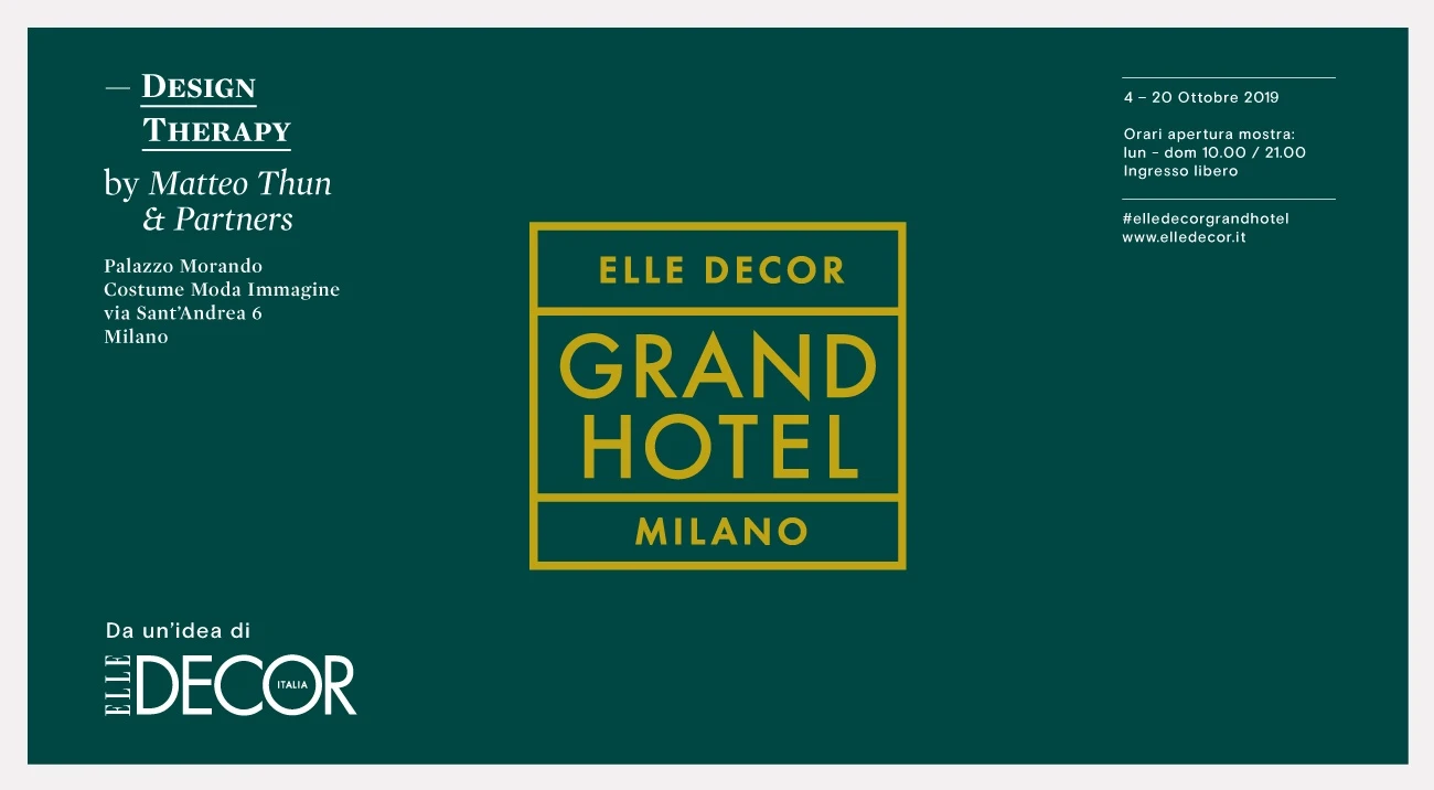 Elle Decor Grand Hotel 2019 - Design Therapy