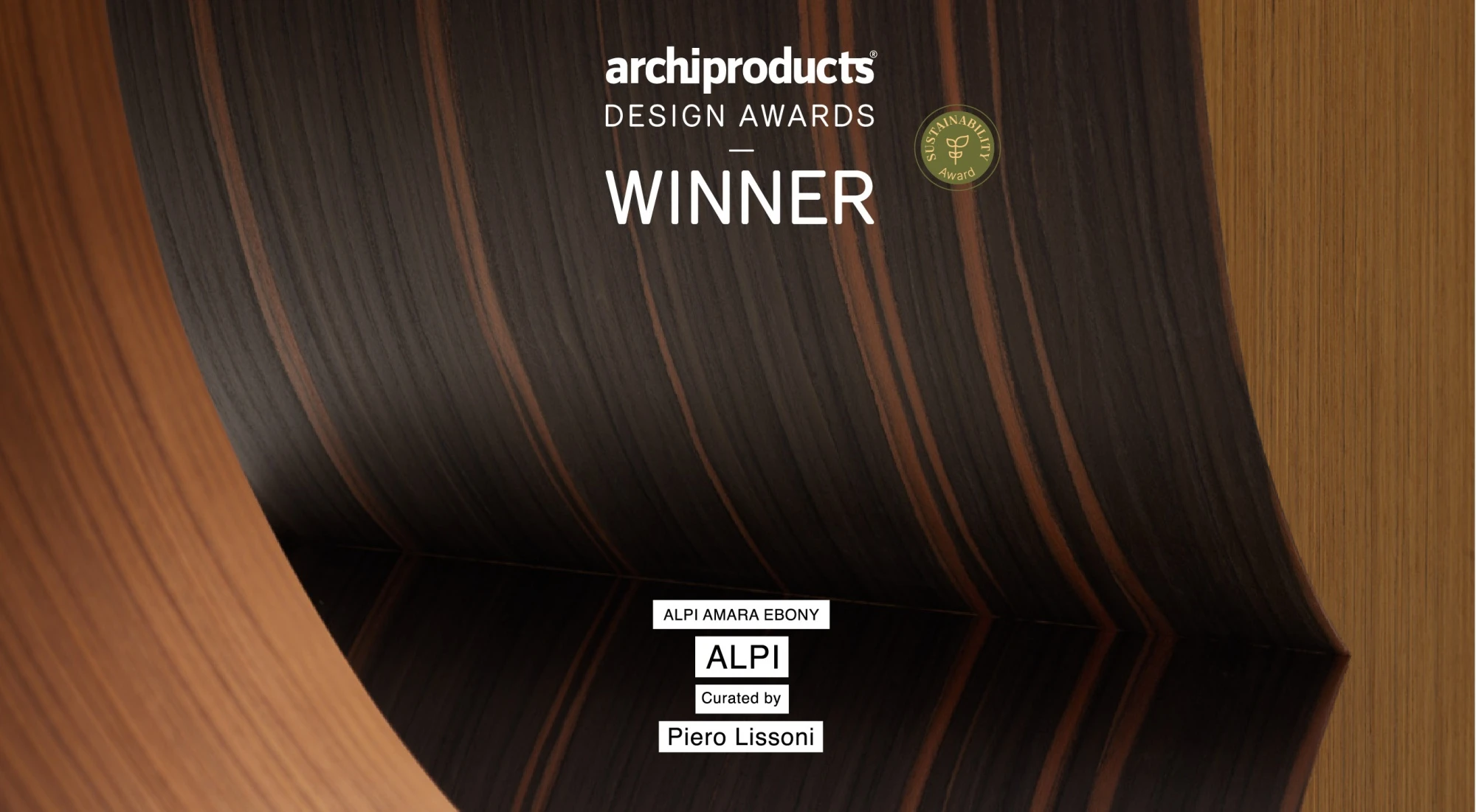ALPI Amara Ebony curated by Piero Lissoni wins Archiproducts Design Award 2022