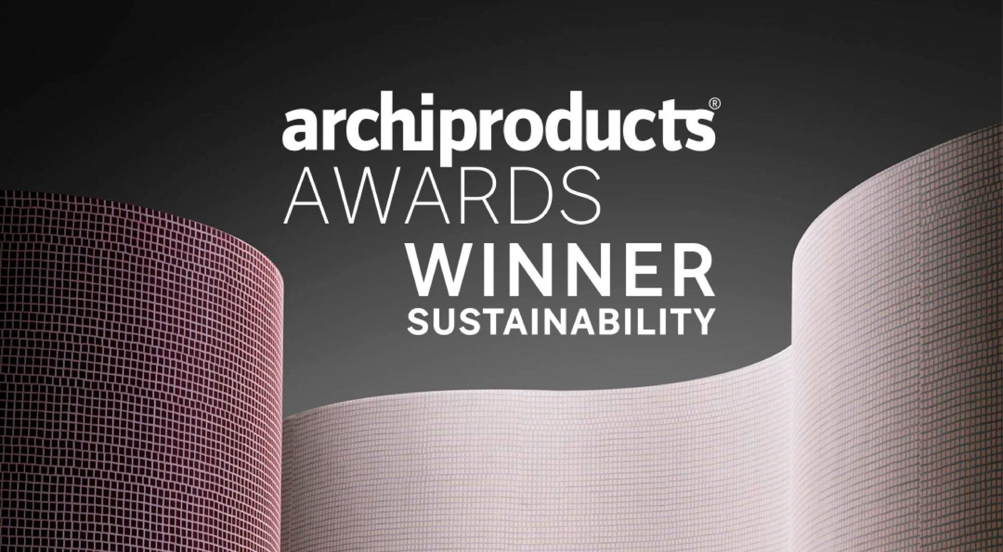 ALPI Futae Grey and ALPI Warp Burgundy win the 2025 Archiproducts Design Awards in the Sustainability category